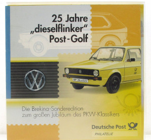 Brekina H0 1/87 02382 Deutsche Post Philatelie Sonderedition 25Jahre Post-Golf OVP (3262g)