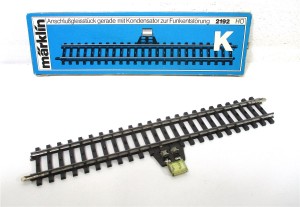 Märklin H0 2191 K-Gleis Anschlussgleis Funkentstörung 1 Stück (Z135-1g)