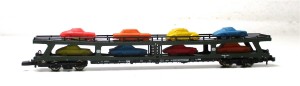 Märklin Z 87094 Autotransportwagen mit 8 Autos DB ohne OVP (5935g)