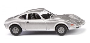 Wiking H0 1/87 080410 Opel GT - silber-metallic - NEU