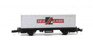 Märklin Z mini-club 8617 Containerwagen Sea-Land ohne OVP (6529g)