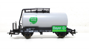 Fleischmann H0 (AC) 5409 Kesselwagen Bayer forscht für den Umweltschutz DB (33G)