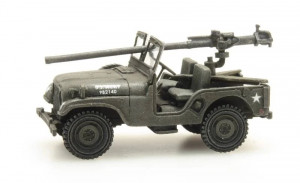 Artitec H0 1/87 387.307  Fertigmodell US M38 Jeep + 106mm AT Gun  - OVP NEU