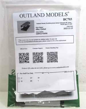 Outland Models Z Bausatz BC703 kleiner Schuppen für Autos OVP (Z179-11g)