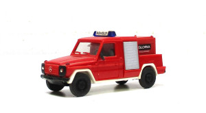 Modellauto H0 LKW MB G Sonder-Löschfahrzeug Feuerwehr