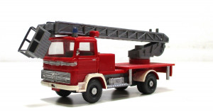 Modellauto H0 LKW (10) Wiking MB Leiterwagen Feuerwehr