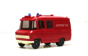 Modellauto H0 LKW (1) Wiking MB Kastenwagen Feuerwehr