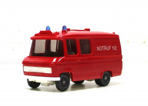 Modellauto H0 LKW (4) Wiking MB Kastenwagen Feuerwehr
