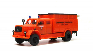 Modellauto H0 LKW Magirus GW Umweltschutz München Feuerwehr