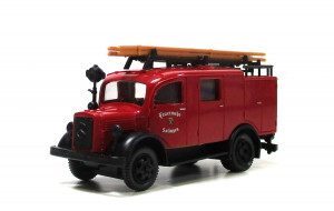 Modellauto H0 LKW Roco Rüstwagen Solingen Feuerwehr