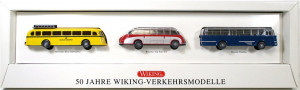 Wiking H0 1/87 Fahrzeug-Set 50 Jahre Wiking Verkehrsmodelle 3-teilig OVP (1227g)