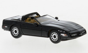 PCX   H0 1/87 PCX870317 Chevrolet Corvette C4 Targadach liegt ein schwarz, 1984,  - NEU