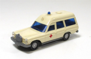Automodell H0 Wiking MB 220 Krankenwagen