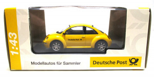 Modellauto 1:43 Schuco 3811 New Beetle Deutsche Post OVP (4934g)