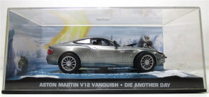 Modellauto 1:43 deAgostini Aston Martin V12 Bond 007 OVP (5053g)