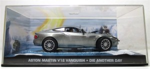 Modellauto 1:43 deAgostini Aston Martin V12 Bond 007 OVP (5053g)