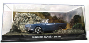 Modellauto 1:43 deAgostini Sunbeam Alpine Dr. No OVP (5055g)