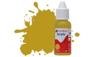 Humbrol  DB0083 HUMBROL ACRYLIC DROPPER BOTTLE 14ML No 83 Ochre Matt - NEU