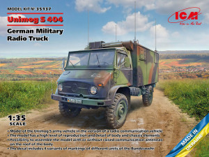ICM 1:35 35137 Unimog S 404, German Military Radio Truck - NEU