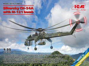 ICM 1:35 53055 Sikorsky CH-54A Tarhe with BLU-82/B Daisy Cutter bomb - NEU