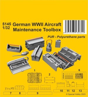 CMK 1:32 German WWII Aircraft Maintenance Toolbox 1/32