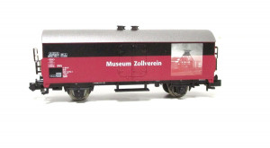 Minitrix N 91010 gedeckter Güterwagen Museum Zollverein OVP (6068G)