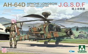 Takom 1:35 TAK2607 AH-64D Apache Longbow Attack Helicopter J.G.S.D.F - NEU