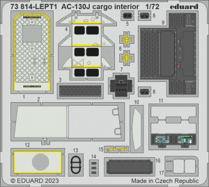 Eduard Accessories 1:72 AC-130J cargo interior 1/72 ZVEZDA