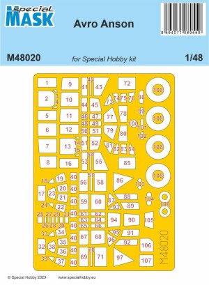Special Hobby 1:48 100-M48020 Avro Anson MASK 1/48