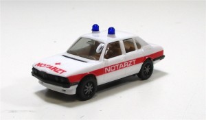 Modellauto Herpa H0 1/87 PKW BMW 528i [7] Notarzt 