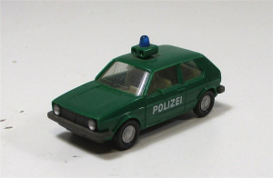 Modellauto Wiking H0 1/87 PKW VW Golf [21] Polizei