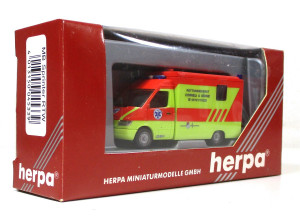Modellauto H0 1/87 Herpa 045339 MB Sprinter 06 RTW RD Corneli