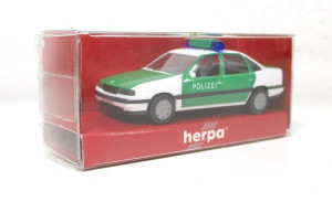 Modellauto H0 1/87 Herpa 4130 Opel Vectra Stufenheck Polizei