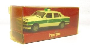 Modellauto H0 1/87 Herpa 4116 BMW 325i Polizei