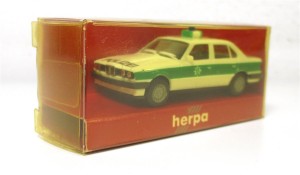 Modellauto H0 1/87 Herpa (1) 4116 BMW 325i Polizei