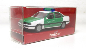 Modellauto H0 1/87 Herpa (1) 4130 Opel Vectra Stufenheck Polizei