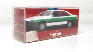 Modellauto H0 1/87 Herpa (1) 042024 Opel Omega Polizei