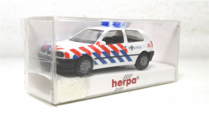 Modellauto H0 1/87 Herpa 042222 VW Golf CL Polizei