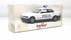 Modellauto H0 1/87 Herpa (1) 041959 BMW 325i Polizei