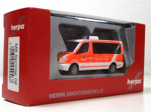 Modellauto H0 1/87 Herpa 049467 MB Sprinter 06 Bus FW Stadt Leipzig