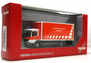 Modellauto H0 1/87 Herpa 049484 MB Atego 04 Logistik FW Essen