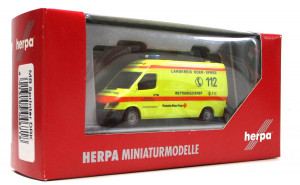 Modellauto H0 1/87 Herpa 046718 MB Sprinter RTW DRK Oder-Spree
