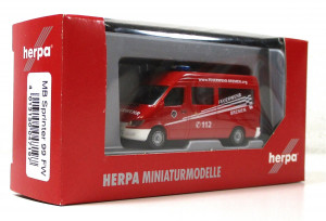 Modellauto H0 1/87 Herpa 047197 MB Sprinter 99 Bus FW Bremen