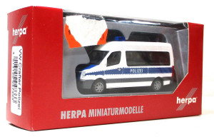 Modellauto H0 1/87 Herpa 047333 MAN Crafter Bus HD Polizei