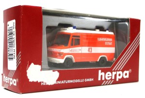 Modellauto H0 1/87 Herpa 188395 MB Vario RTW FW Stuttgart