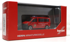 Modellauto H0 1/87 Herpa 093392 VW T6 Bus FW Ilm-Kreis