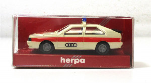 Modellauto H0 1/87 Herpa 004059 Audi Quattro Notarzt