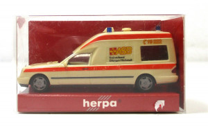 Modellauto H0 1/87 Herpa 044868 [1] Mercedes Binz KTW ASB Erlangen