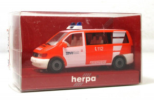 Modellauto H0 1/87 Herpa 044240 MB Vito Bus FW Wuppertal