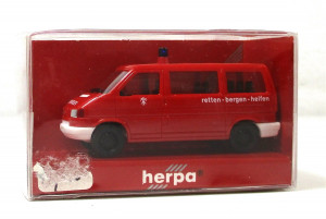 Modellauto H0 1/87 Herpa 041904 VW T4 Caravelle FW "retten,bergen,helfen"